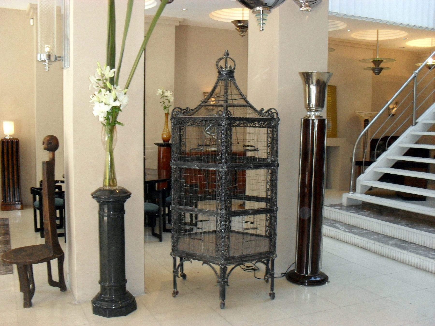 Art Nouveau Bird Cage, France, c. 1900 — photo 6 of 7