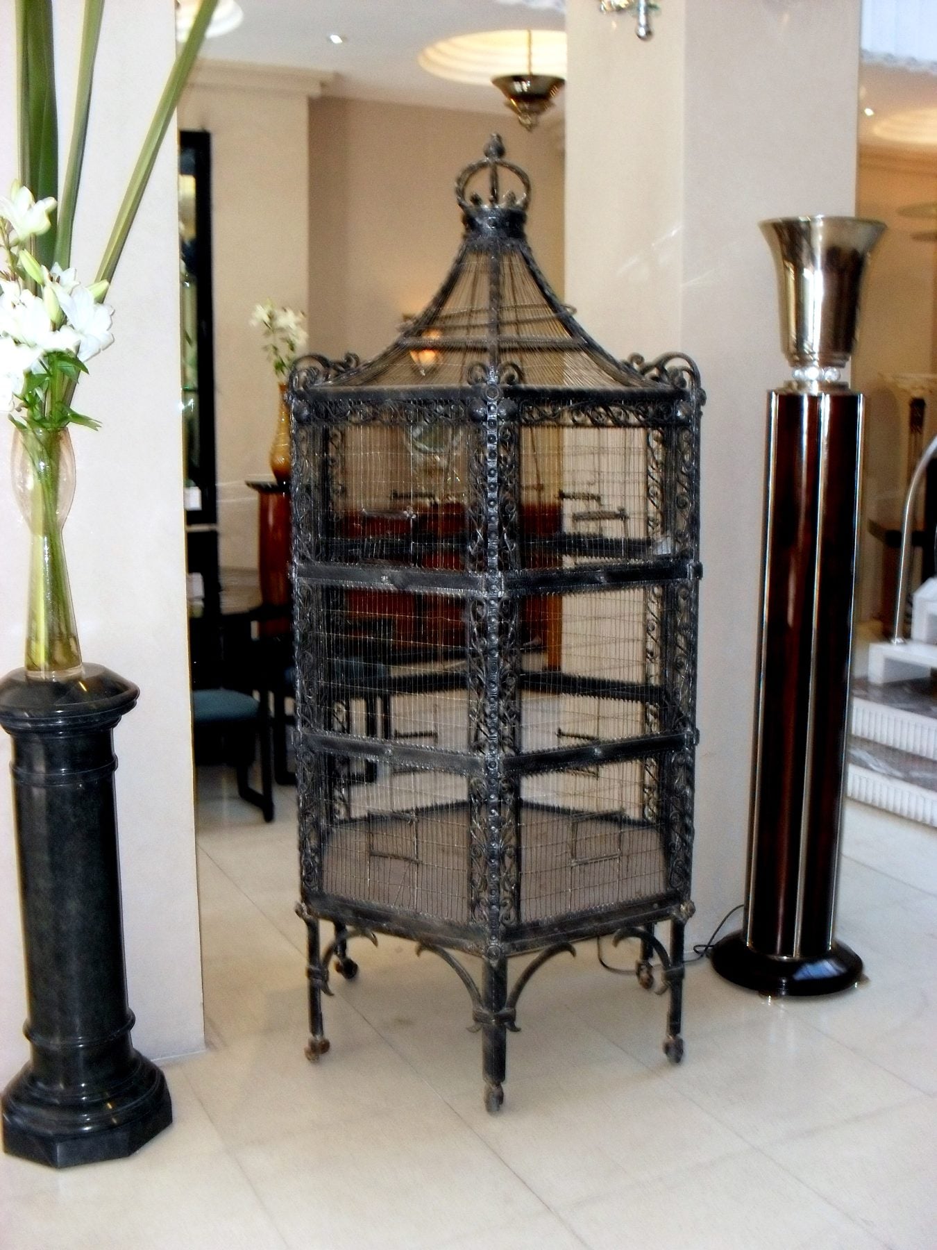 Art Nouveau Bird Cage, France, c. 1900 — photo 7 of 7
