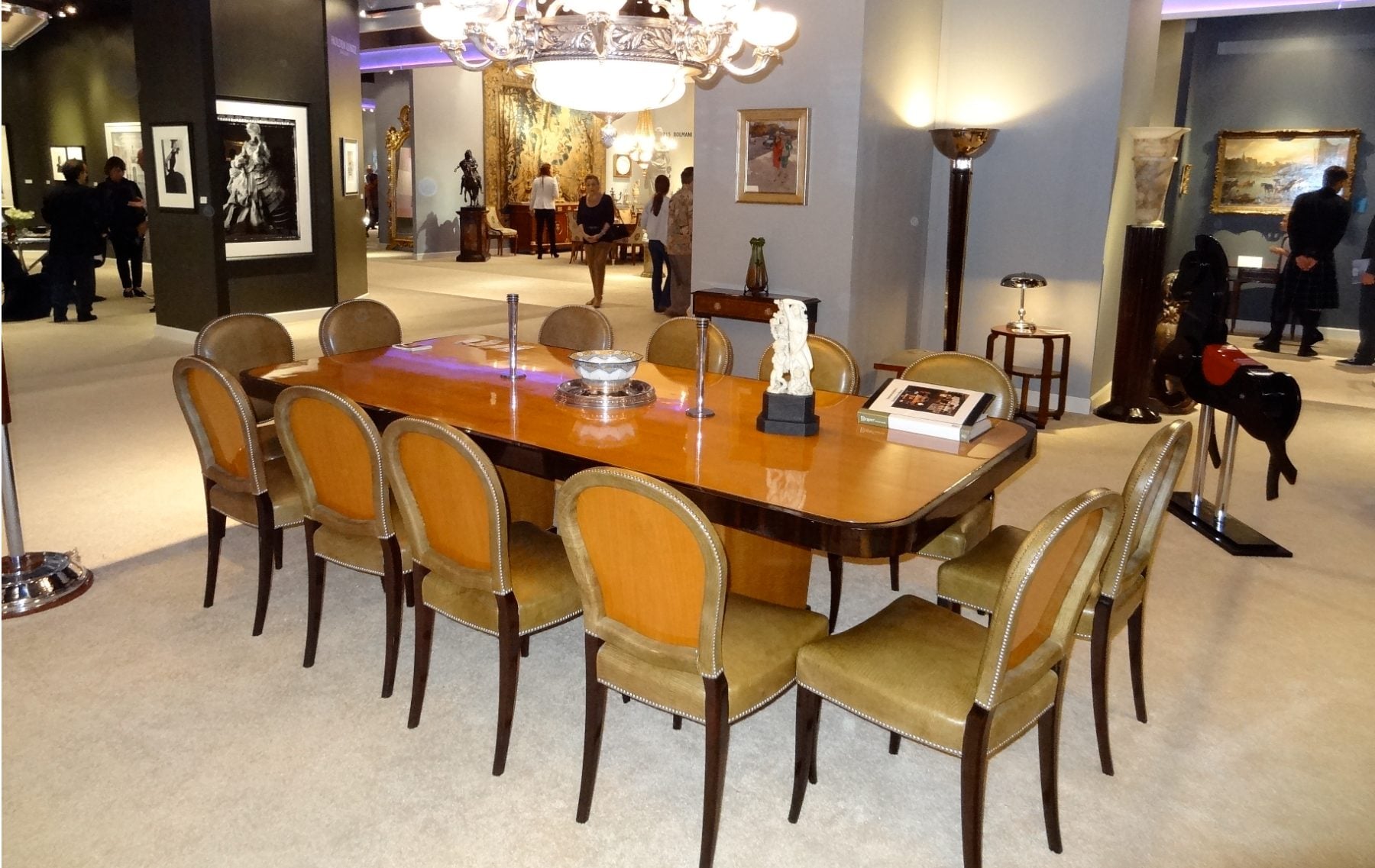 Dining Table Art Deco, 1930 France 10/12 People — photo 2 of 7