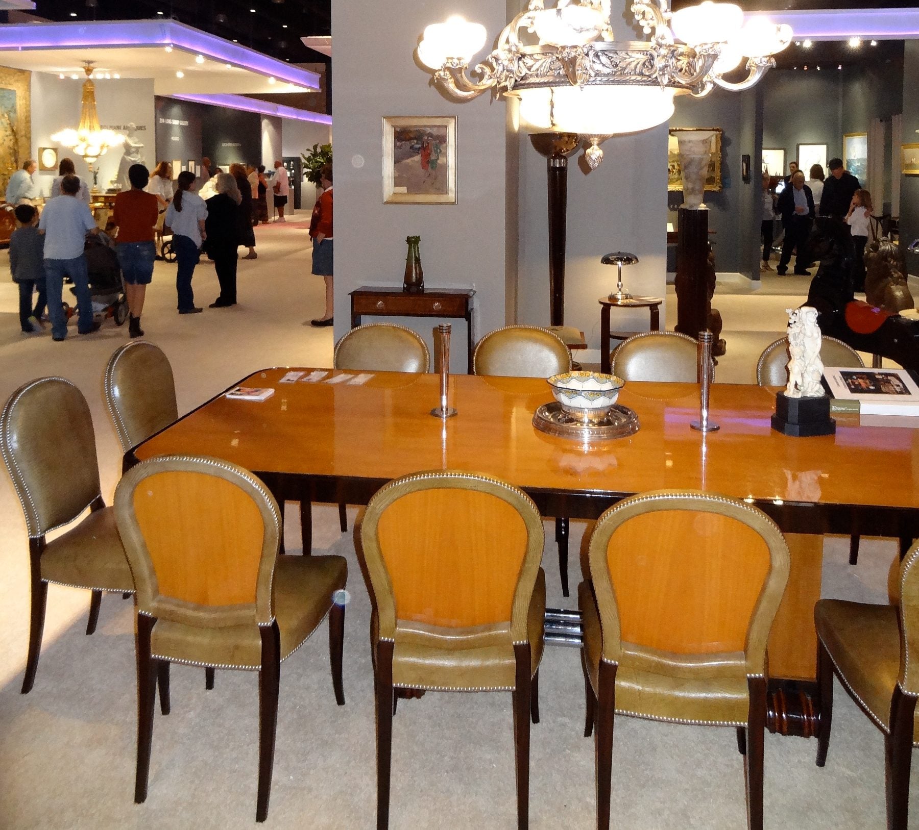 Dining Table Art Deco, 1930 France 10/12 People — photo 3 of 7